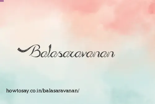 Balasaravanan