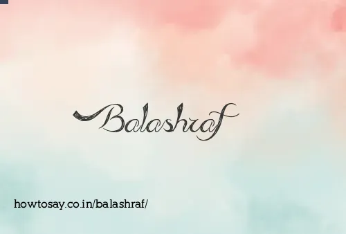 Balashraf