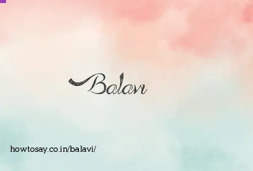 Balavi