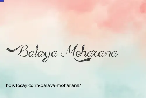 Balaya Moharana