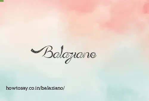 Balaziano