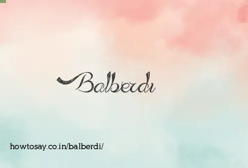 Balberdi