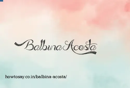 Balbina Acosta