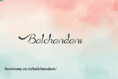 Balchandani