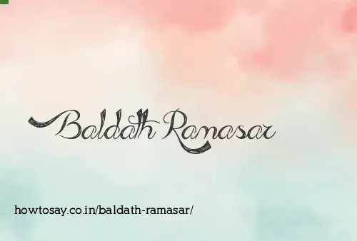 Baldath Ramasar