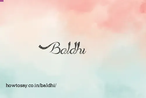 Baldhi