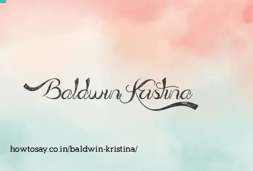 Baldwin Kristina