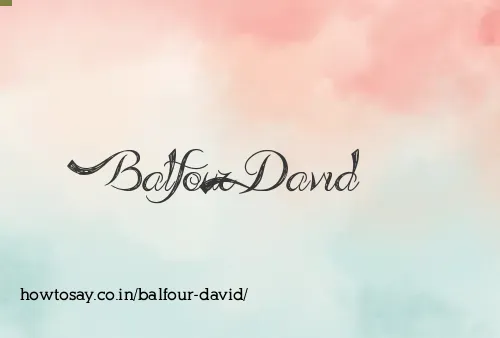 Balfour David