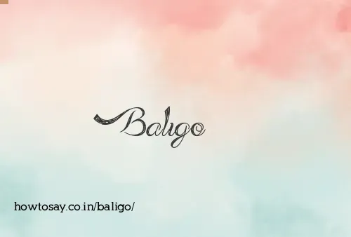 Baligo