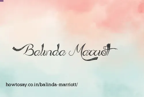 Balinda Marriott