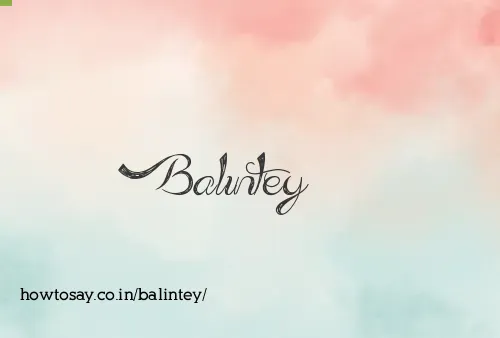 Balintey