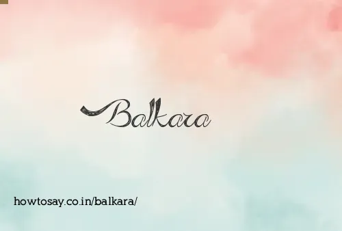 Balkara