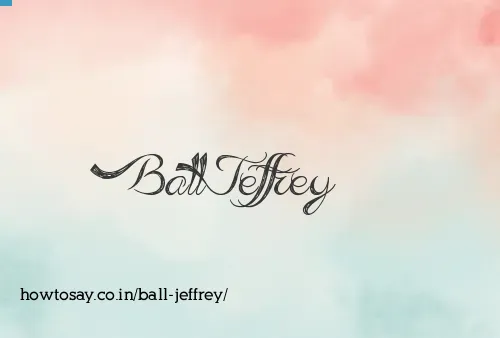 Ball Jeffrey