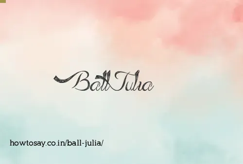 Ball Julia