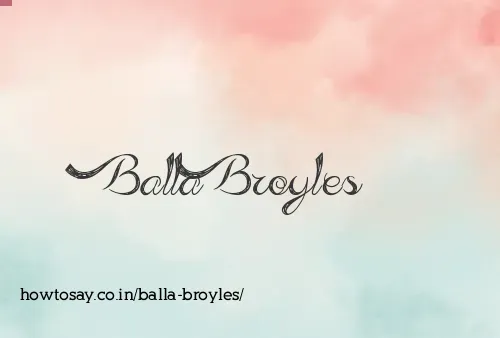 Balla Broyles