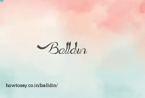 Balldin