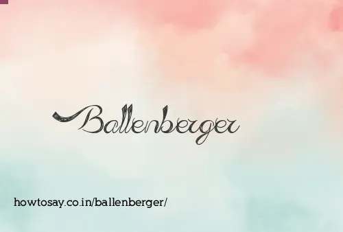 Ballenberger