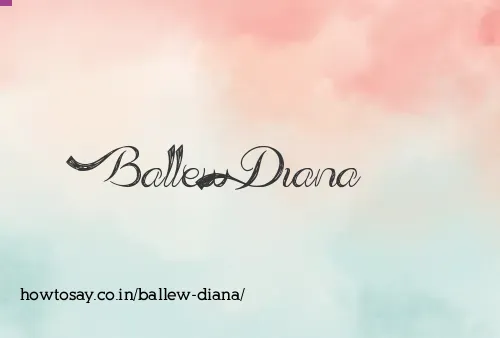 Ballew Diana