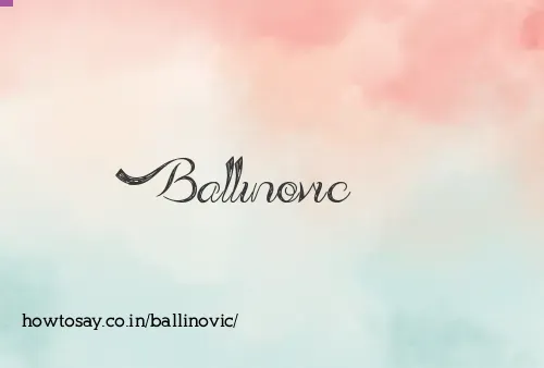 Ballinovic