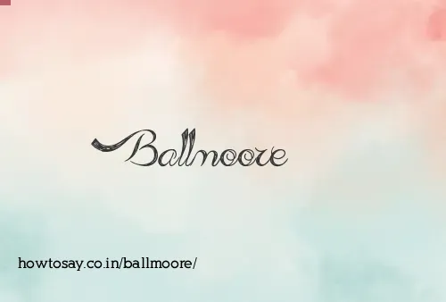 Ballmoore