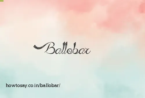 Ballobar