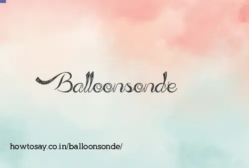 Balloonsonde