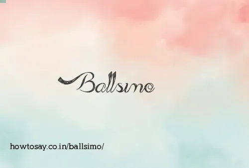 Ballsimo