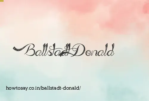 Ballstadt Donald