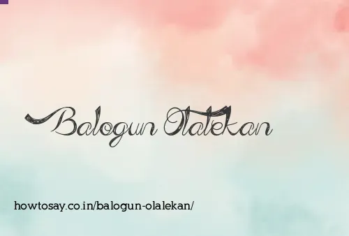 Balogun Olalekan