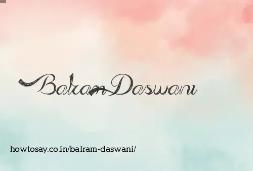 Balram Daswani