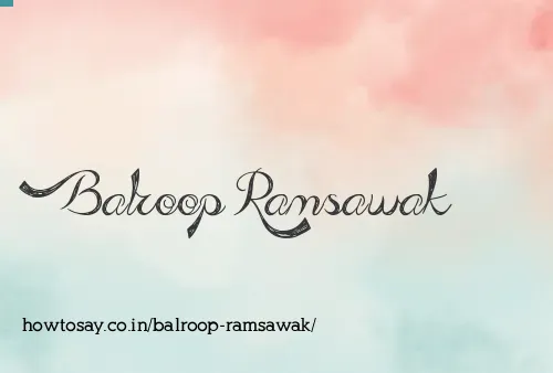 Balroop Ramsawak