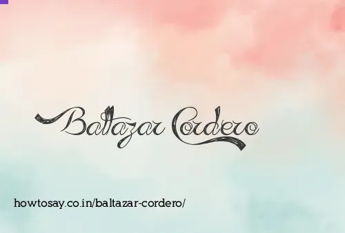 Baltazar Cordero