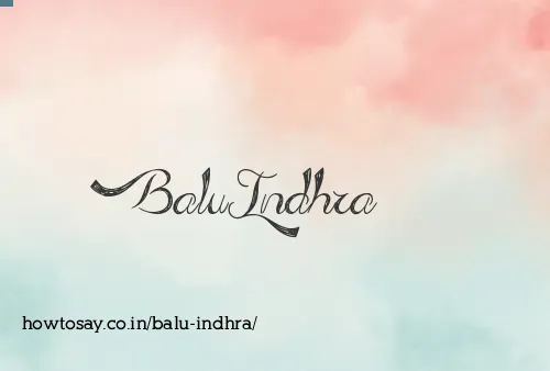 Balu Indhra