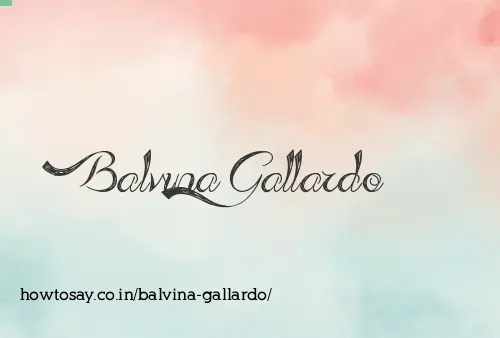 Balvina Gallardo