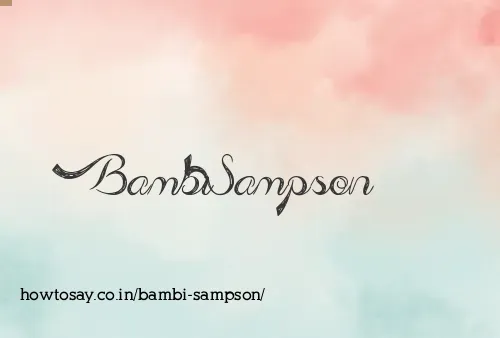 Bambi Sampson