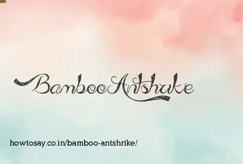 Bamboo Antshrike