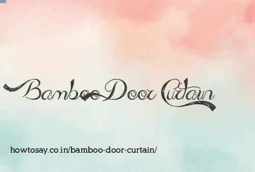 Bamboo Door Curtain