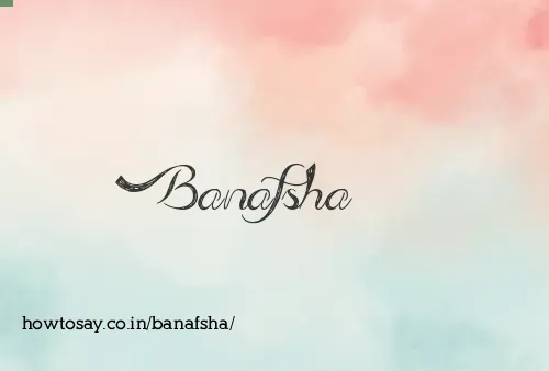Banafsha