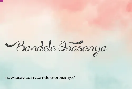 Bandele Onasanya