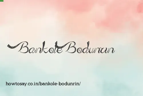 Bankole Bodunrin