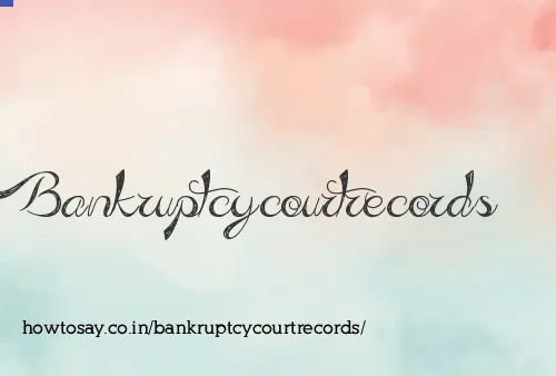 Bankruptcycourtrecords