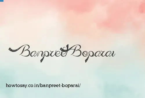 Banpreet Boparai