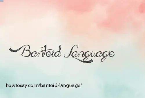 Bantoid Language