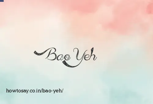 Bao Yeh
