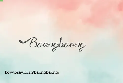 Baongbaong