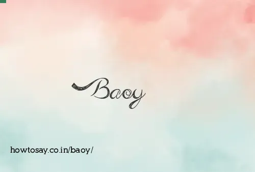 Baoy