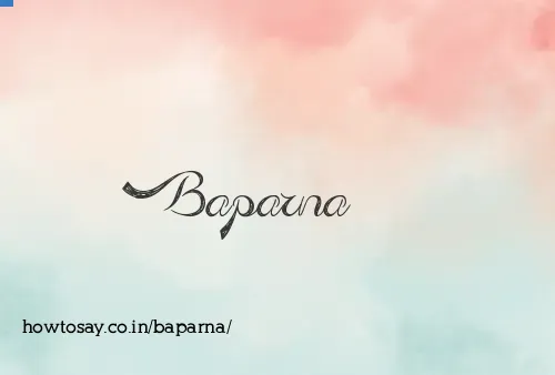 Baparna