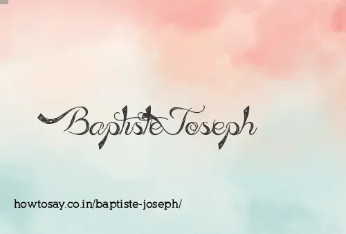 Baptiste Joseph