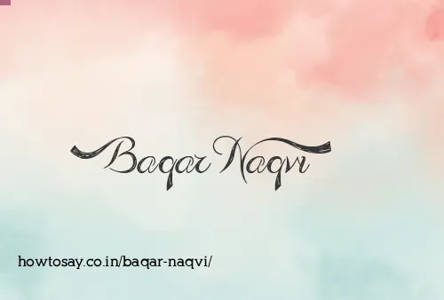 Baqar Naqvi