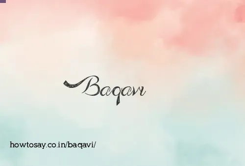 Baqavi